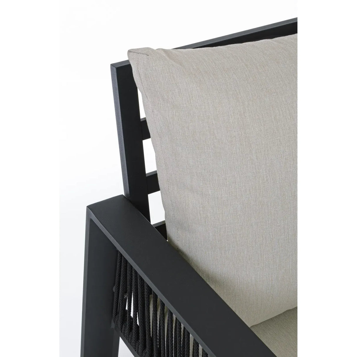 Gartenlounge Set 4er Set mit Kissen Captiva Anthrazit - ZEN ZONE Furniture