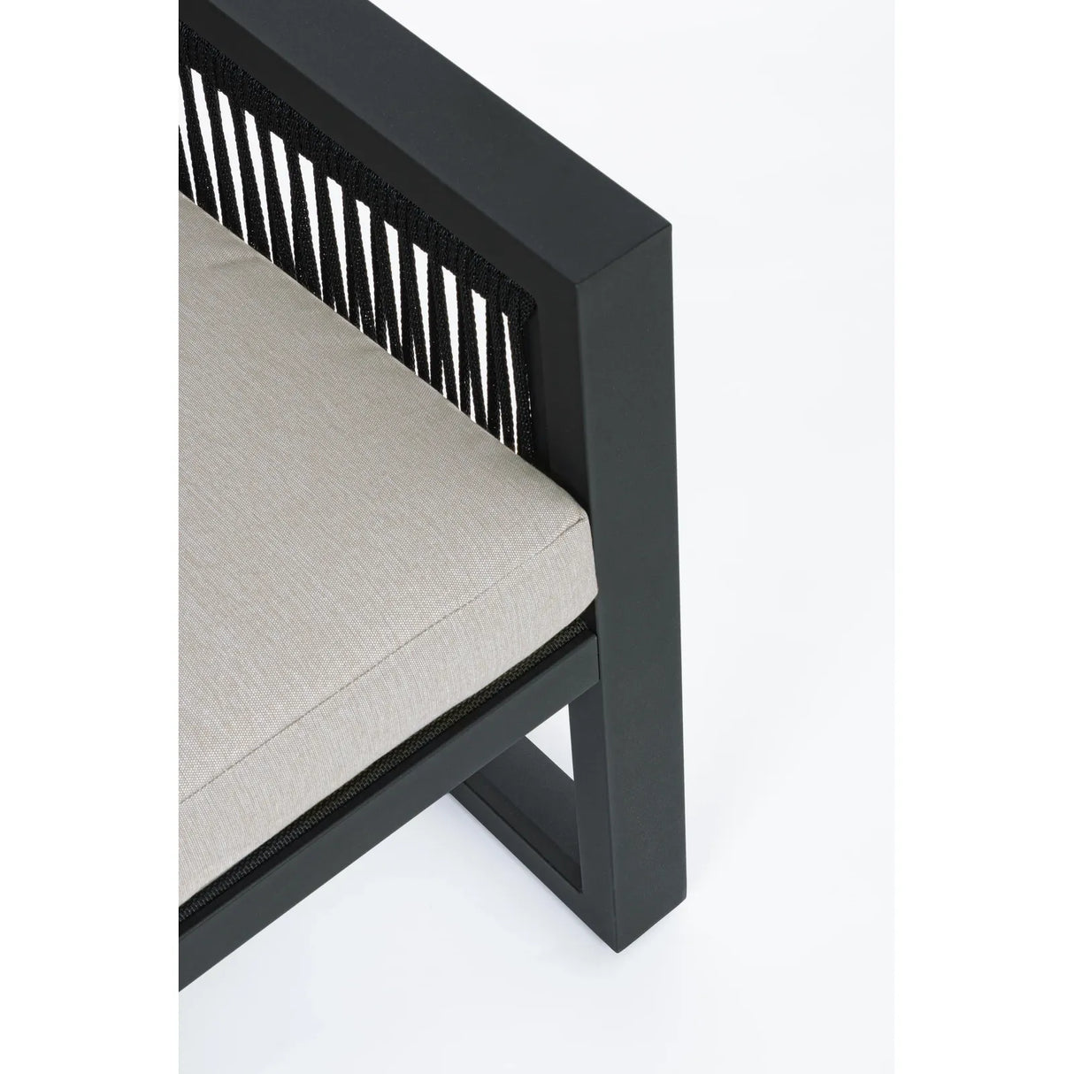 Gartenlounge Set 4er Set mit Kissen Captiva Anthrazit - ZEN ZONE Furniture