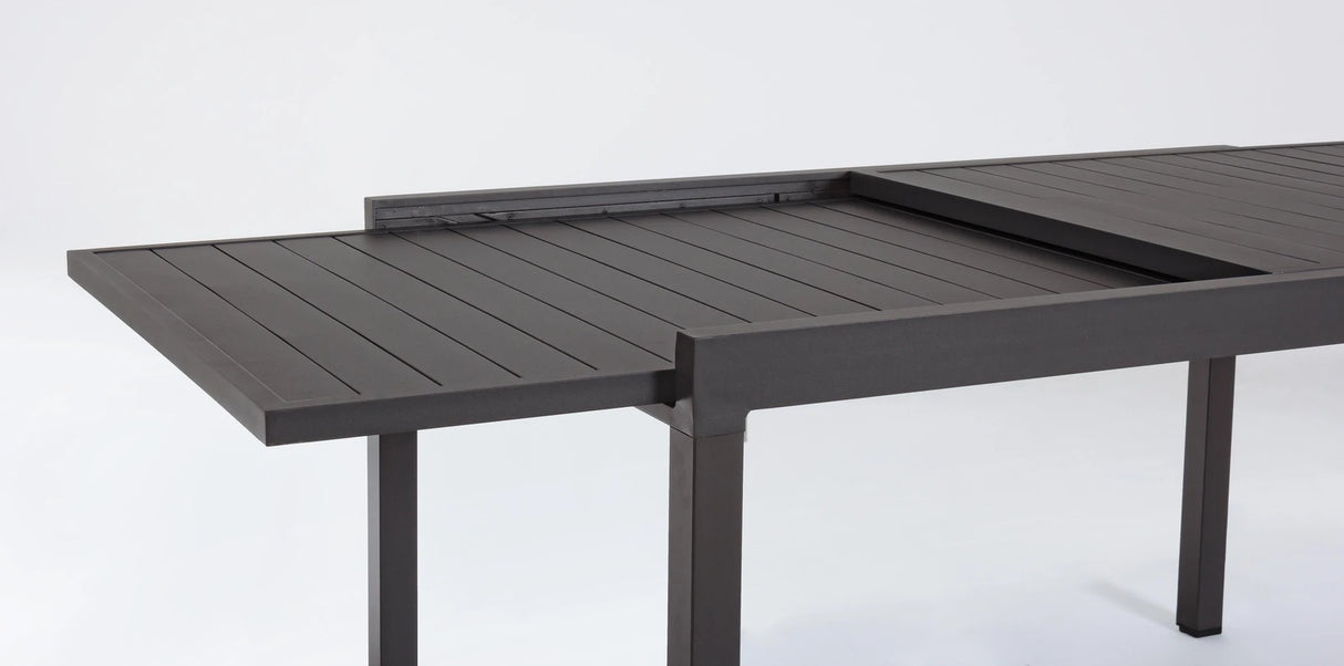 Gartentisch ausziehbar 135-270x90 Anthrazit Pelagius - ZEN ZONE Furniture