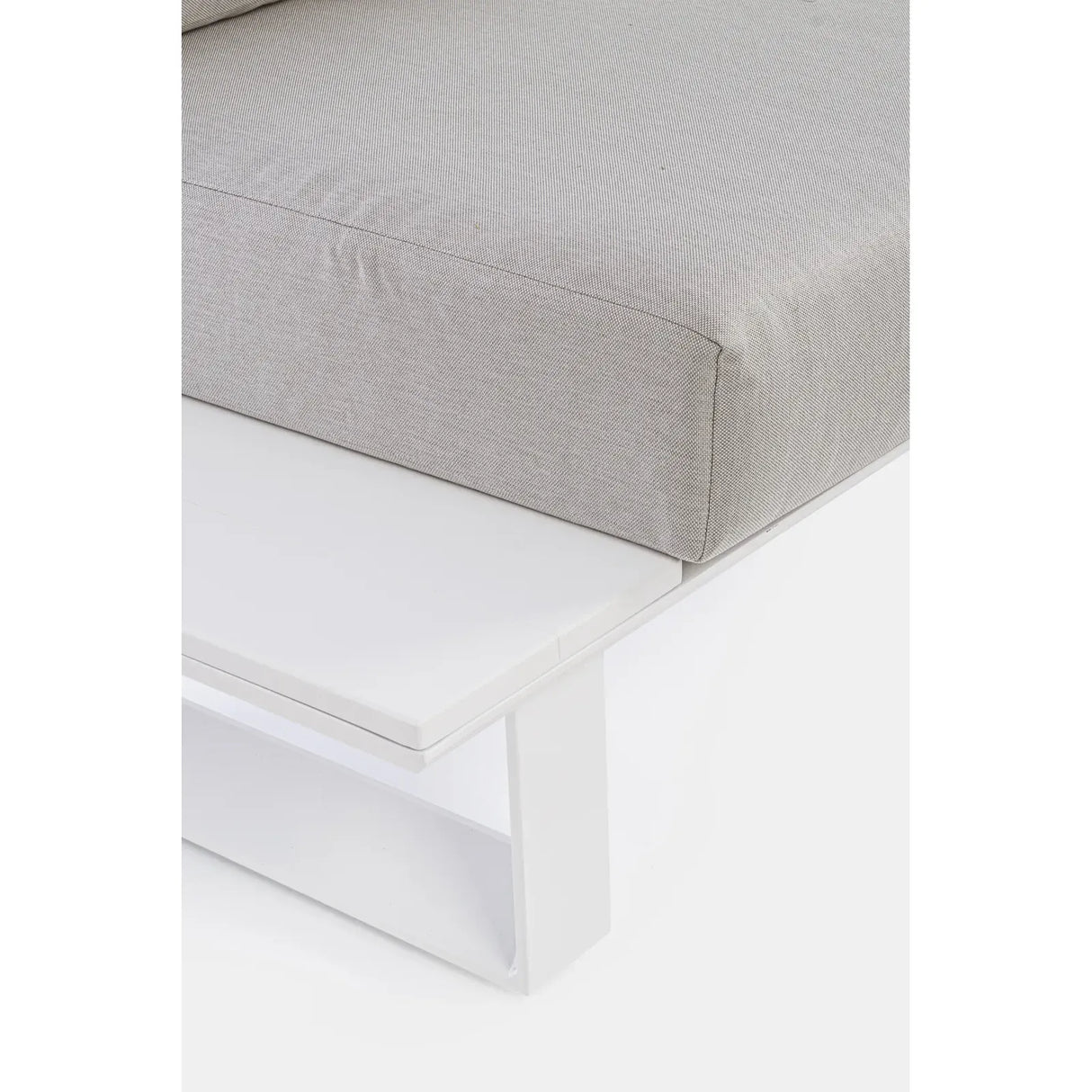 Gartenlounge Eck-Sitzgruppe mit Kissen Weiß CX21 Konnor - ZEN ZONE Furniture