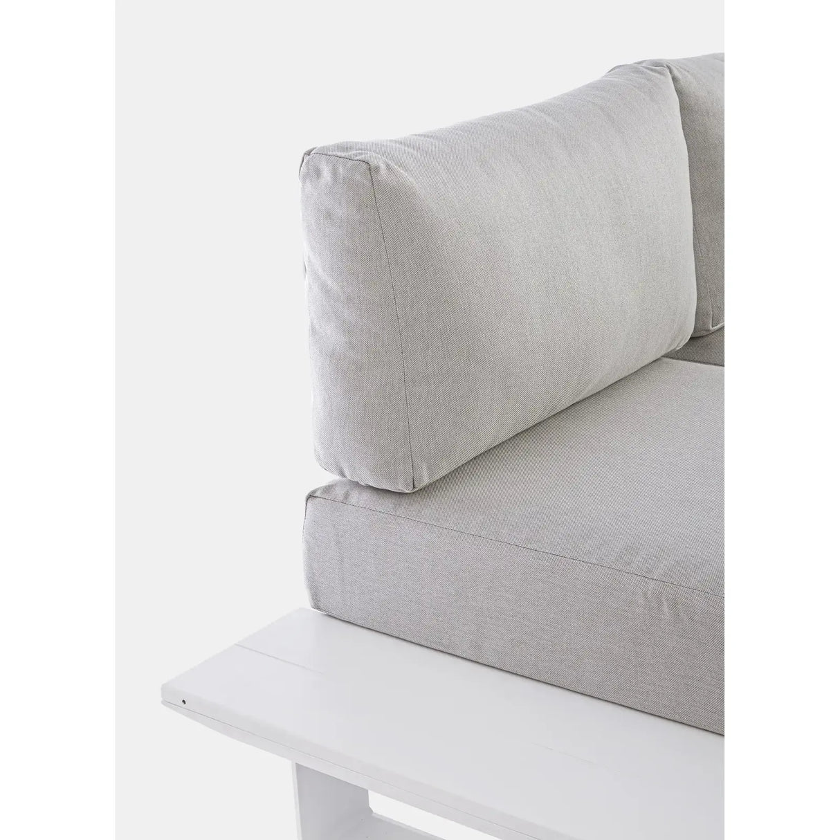 Gartenlounge Eck-Sitzgruppe mit Kissen Weiß CX21 Konnor - ZEN ZONE Furniture