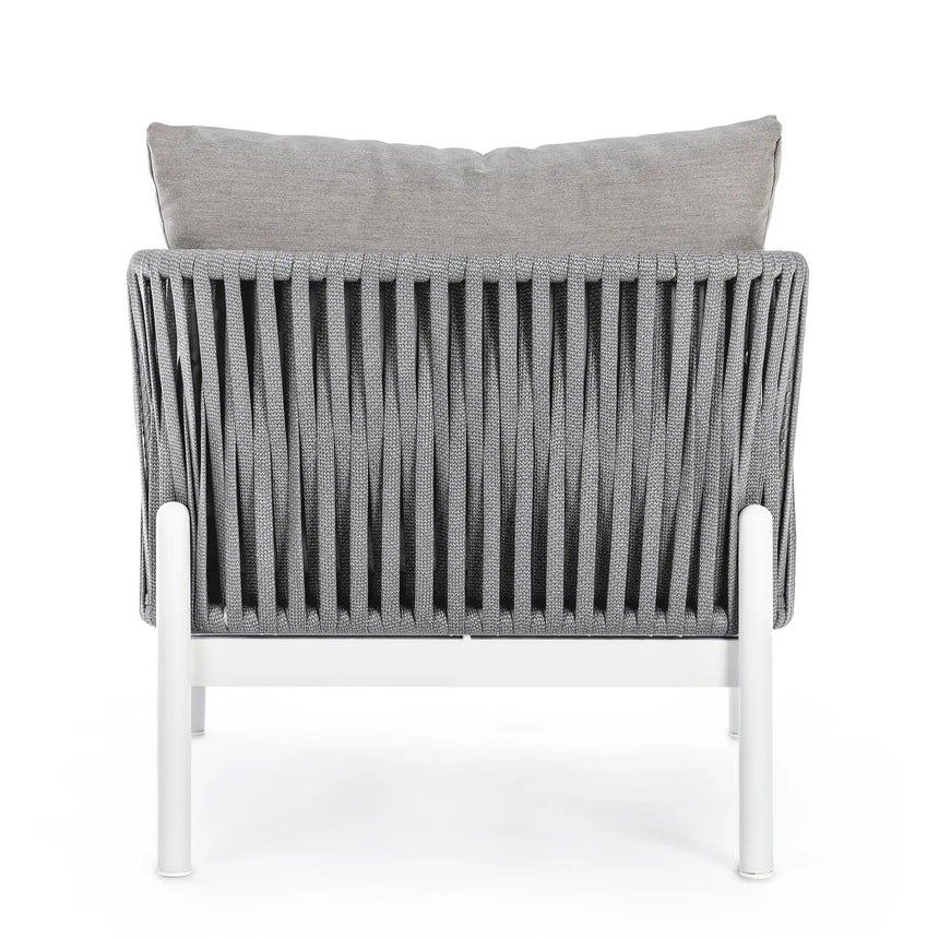 Outdoor Sessel mit Kissen Florencia Weiß WG20 - ZEN ZONE Furniture