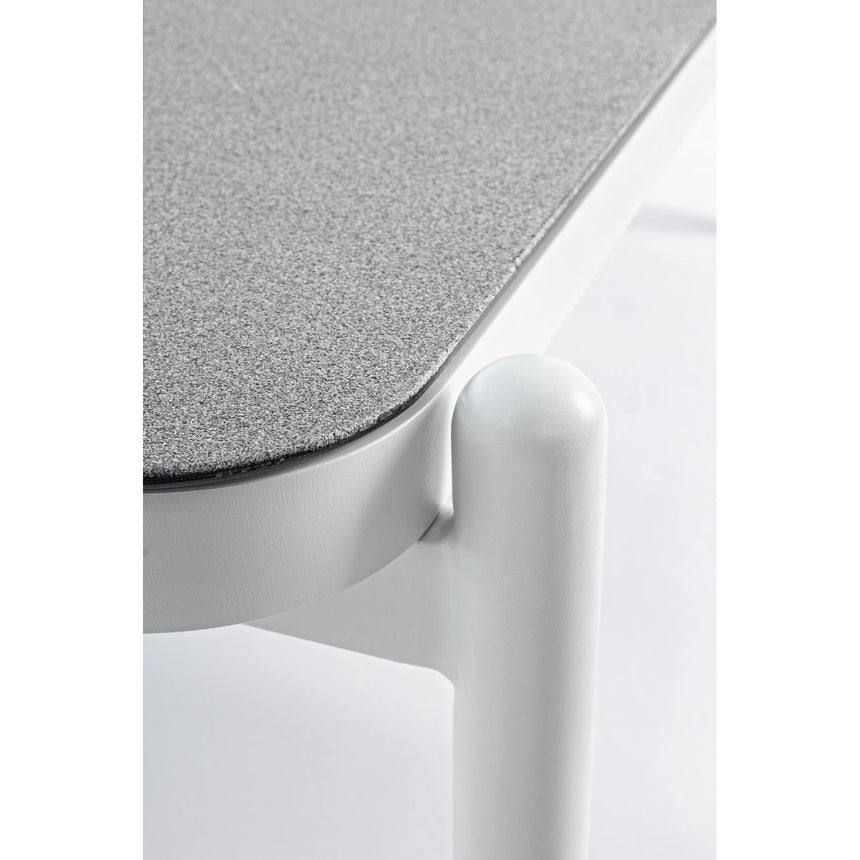 Garten Couchtisch 120x75 Weiß WG20 Florencia - ZEN ZONE Furniture