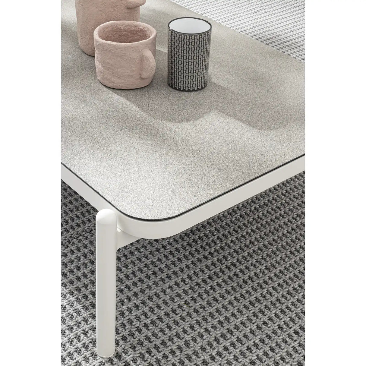 Garten Couchtisch 120x75 Weiß WG20 Florencia - ZEN ZONE Furniture