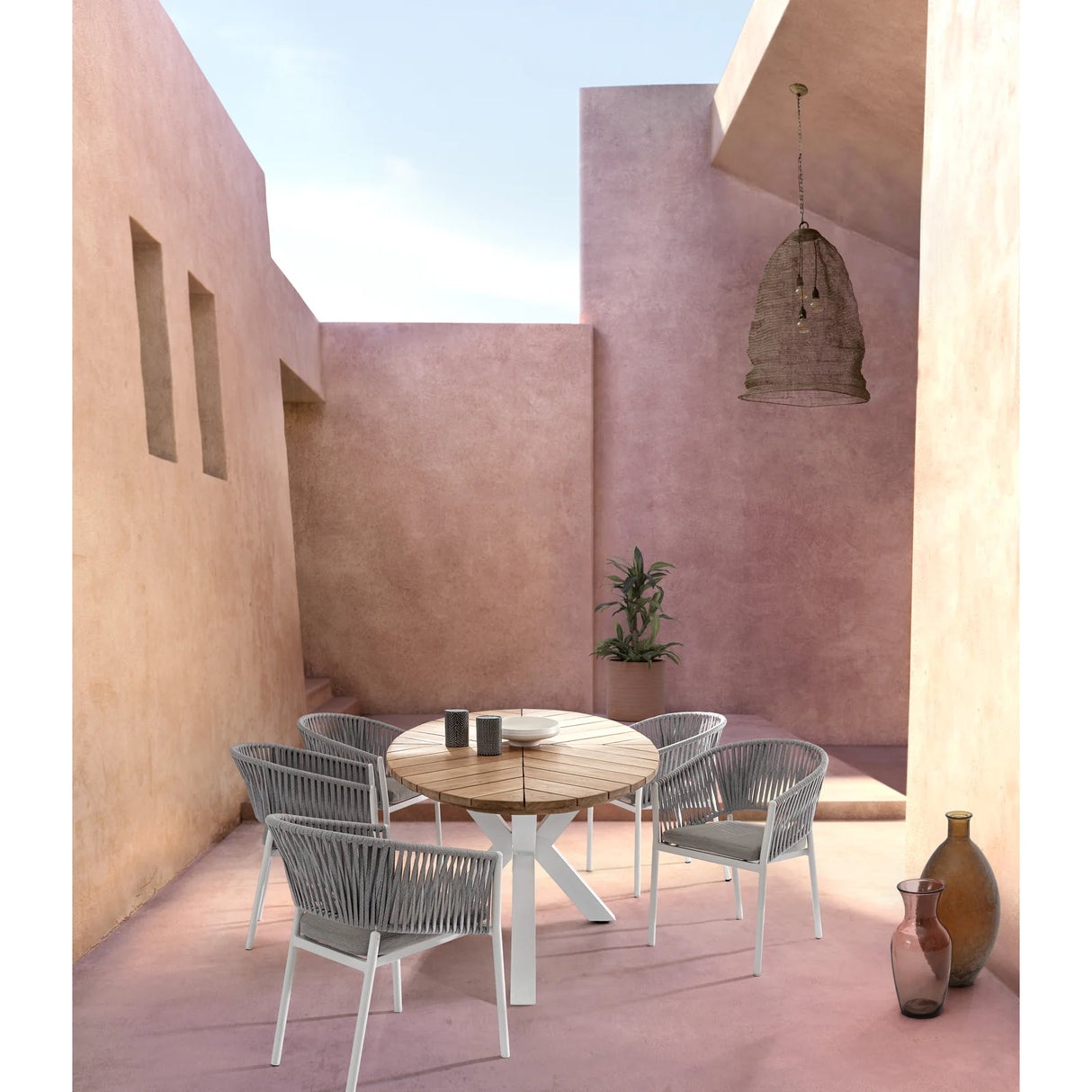 Gartenstuhl mit Armlehne und Kissen Florencia WG20 - ZEN ZONE Furniture