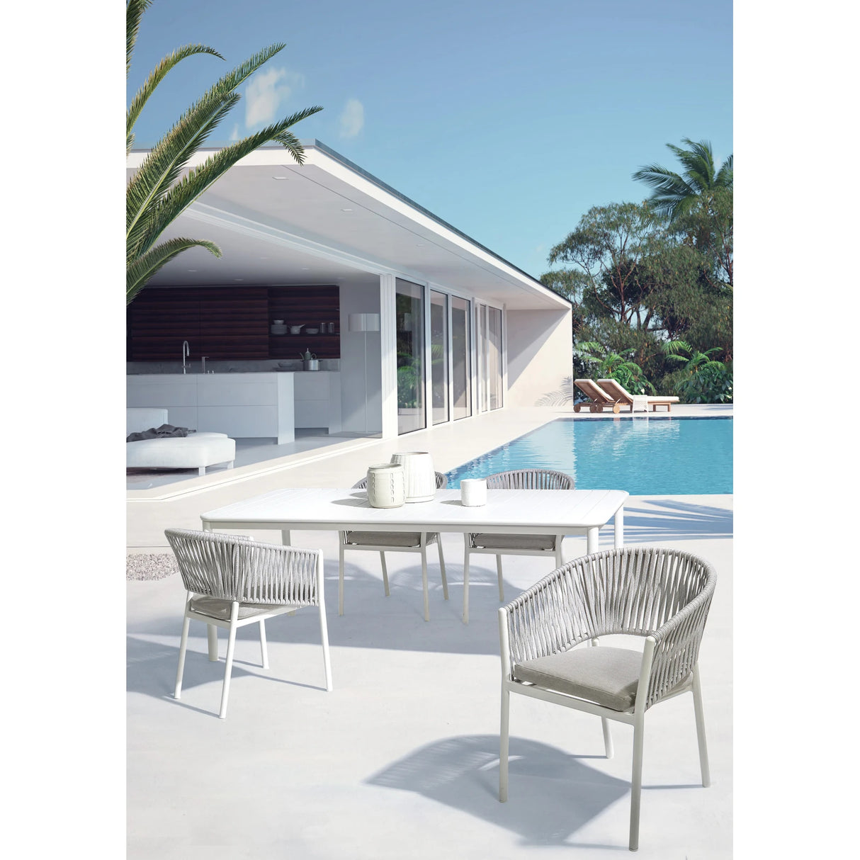 Gartenstuhl mit Armlehne und Kissen Florencia WG20 - ZEN ZONE Furniture