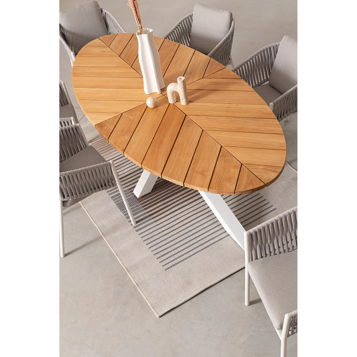 Gartenstuhl mit Armlehne und Kissen Florencia WG20 - ZEN ZONE Furniture