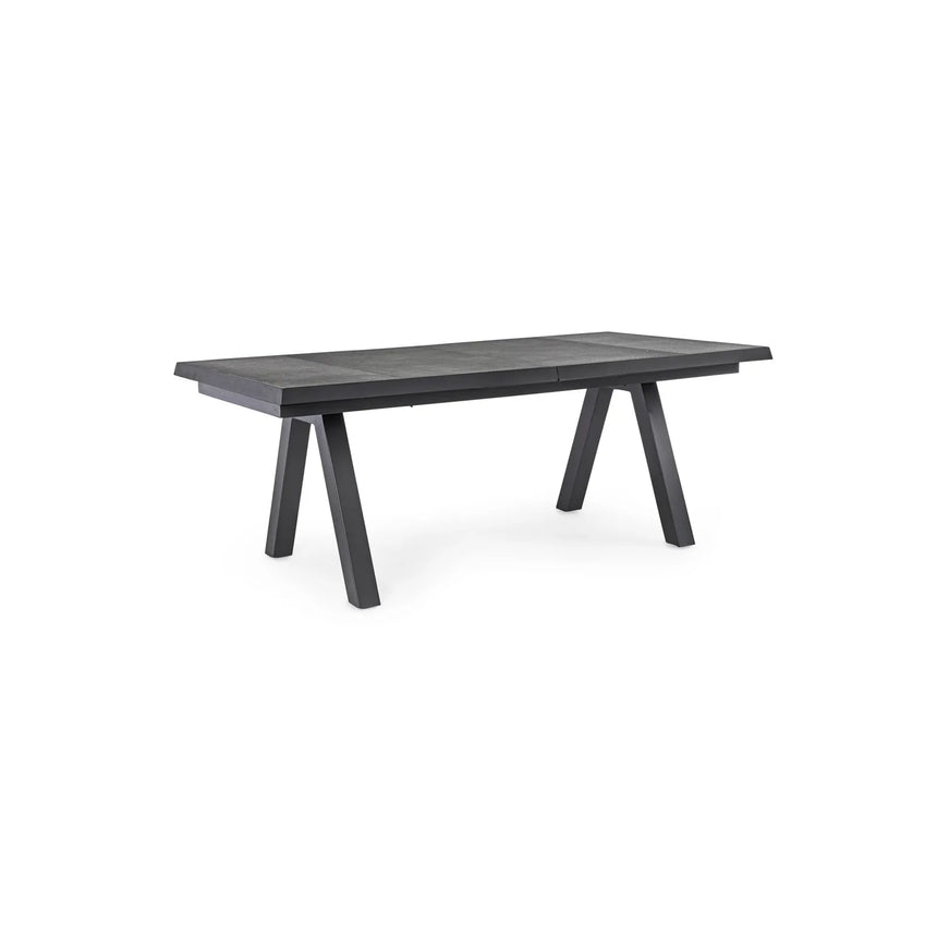 Gartentisch ausziehbar 205-265x103 Anthrazit JX55 Krion - ZEN ZONE Furniture