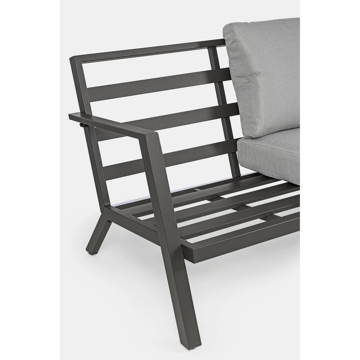 Gartenlounge Set 4er Set Harley mit Kissen Anthrazit YK13 - ZEN ZONE Furniture