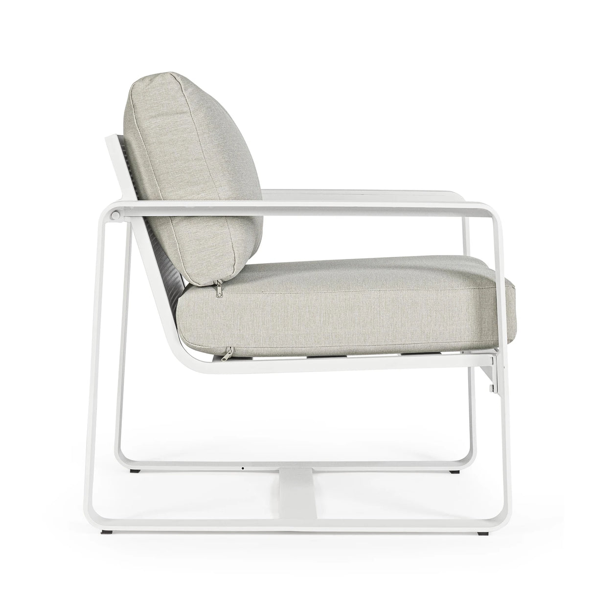 Outdoor Sessel Merrigan mit Kissen Weiß YK11 - ZEN ZONE Furniture