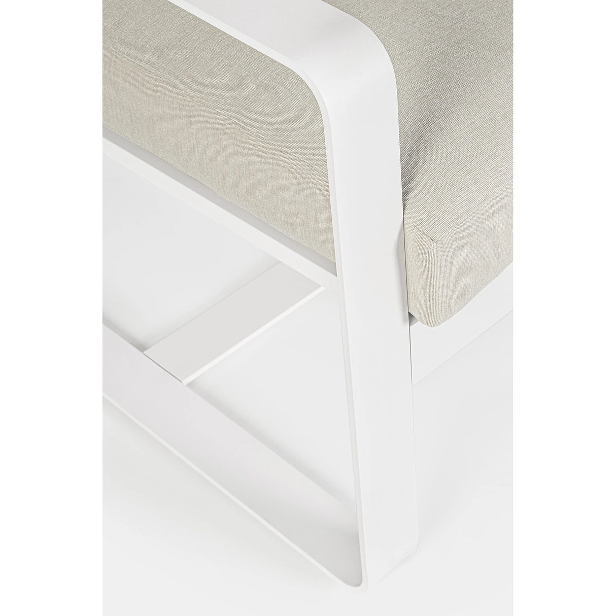 Garten-Sofa 3-Sitzer mit Kissen Merrigan Weiß YK11 - ZEN ZONE Furniture