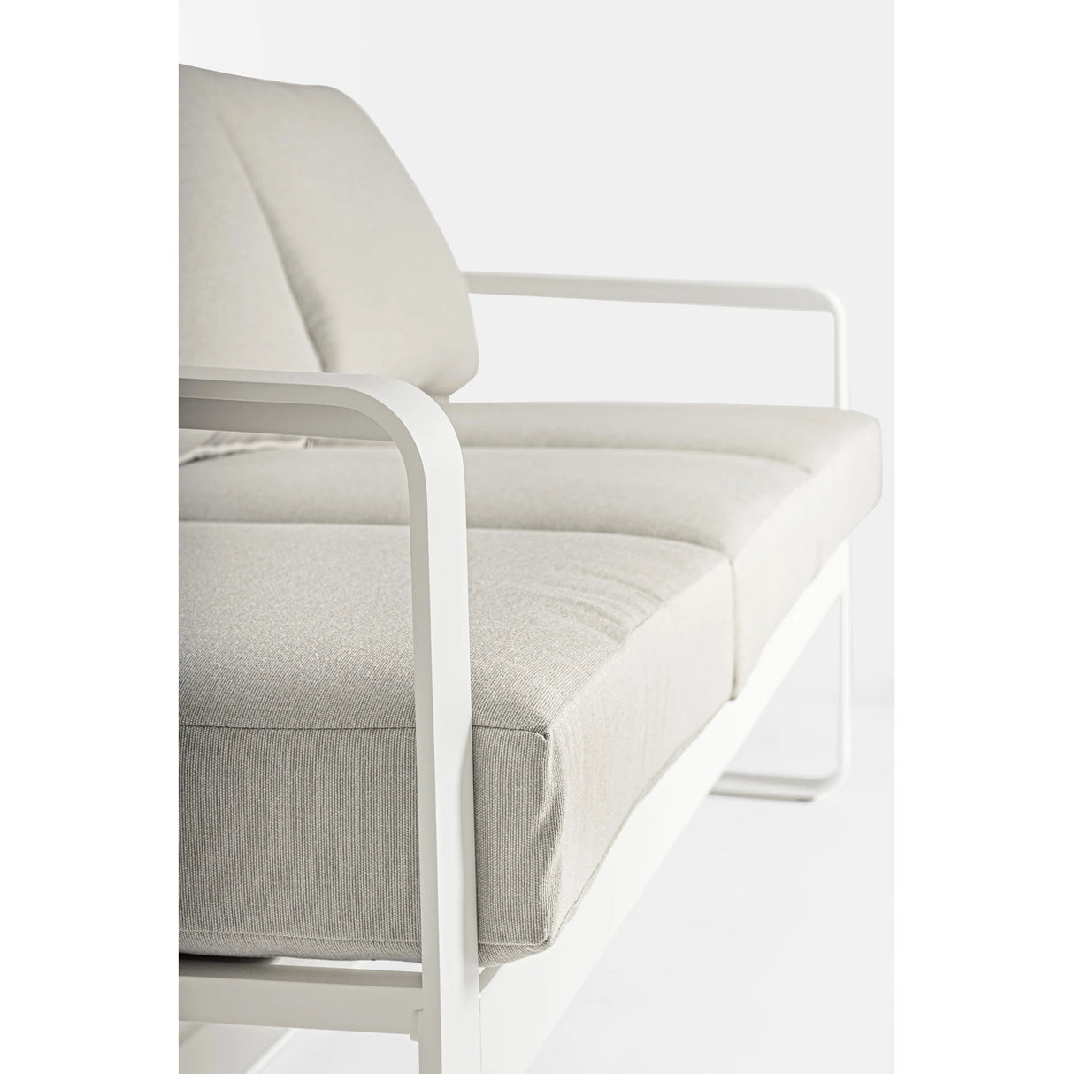 Garten-Sofa 3-Sitzer mit Kissen Merrigan Weiß YK11 - ZEN ZONE Furniture