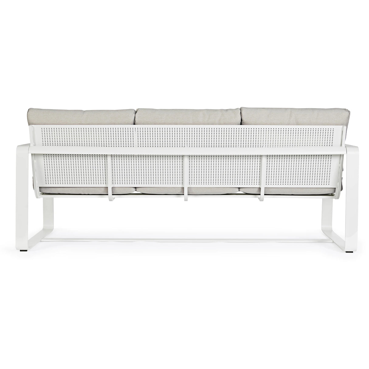 Garten-Sofa 3-Sitzer mit Kissen Merrigan Weiß YK11 - ZEN ZONE Furniture