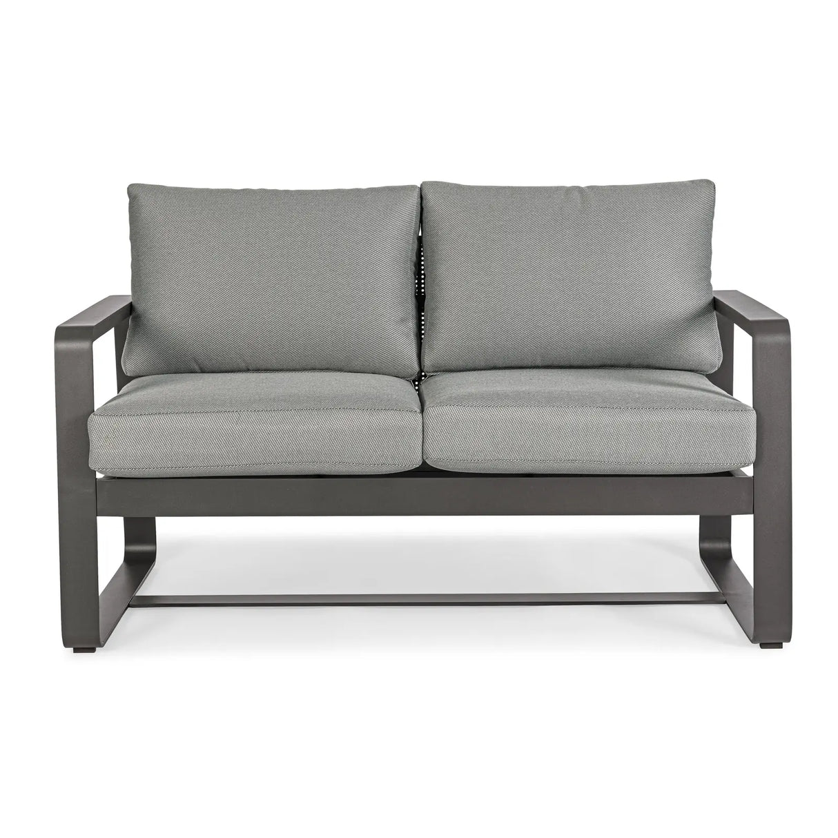 Garten-Sofa 2-Sitzer mit Kissen Merrigan Anthrazit YK13 - ZEN ZONE Furniture