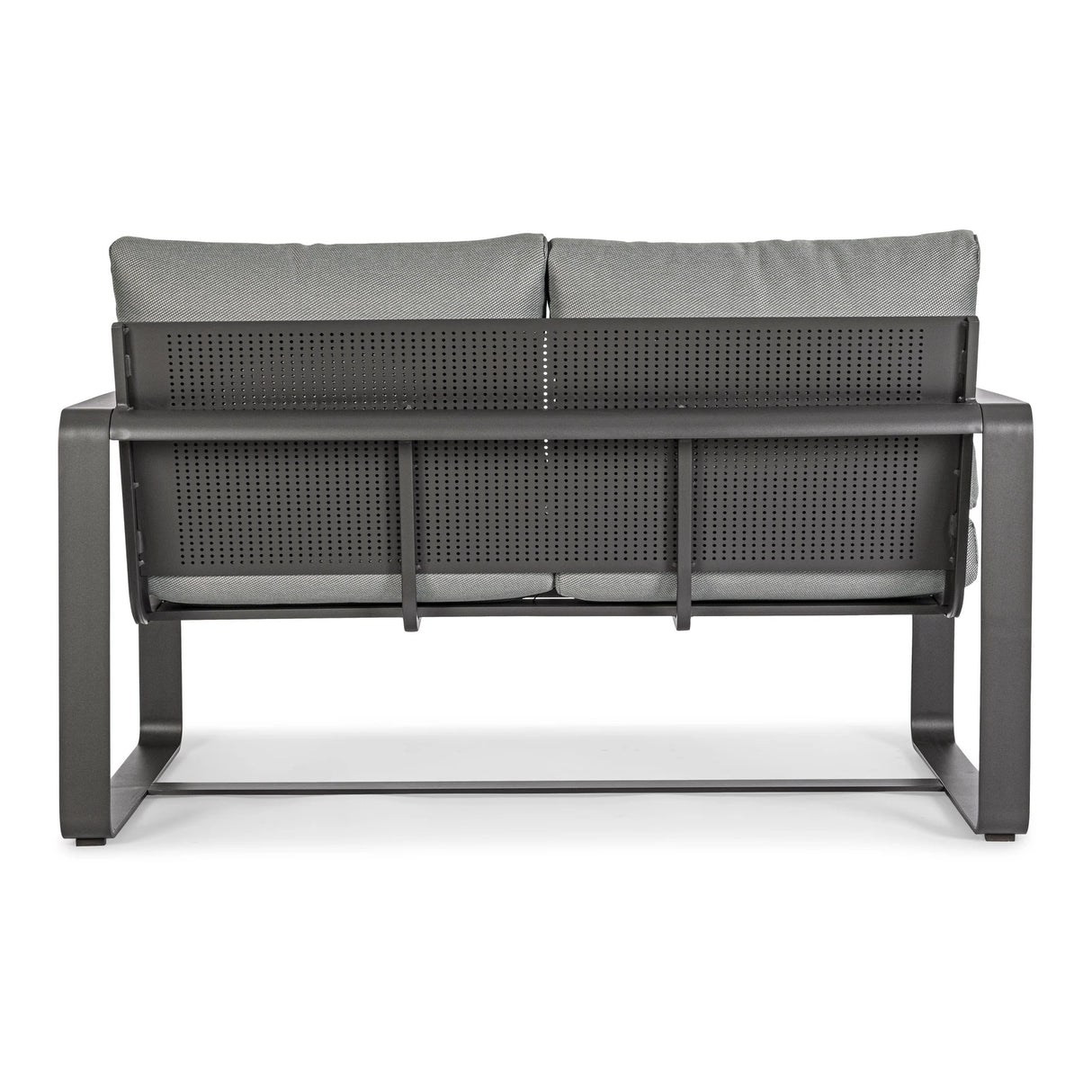 Garten-Sofa 2-Sitzer mit Kissen Merrigan Anthrazit YK13 - ZEN ZONE Furniture