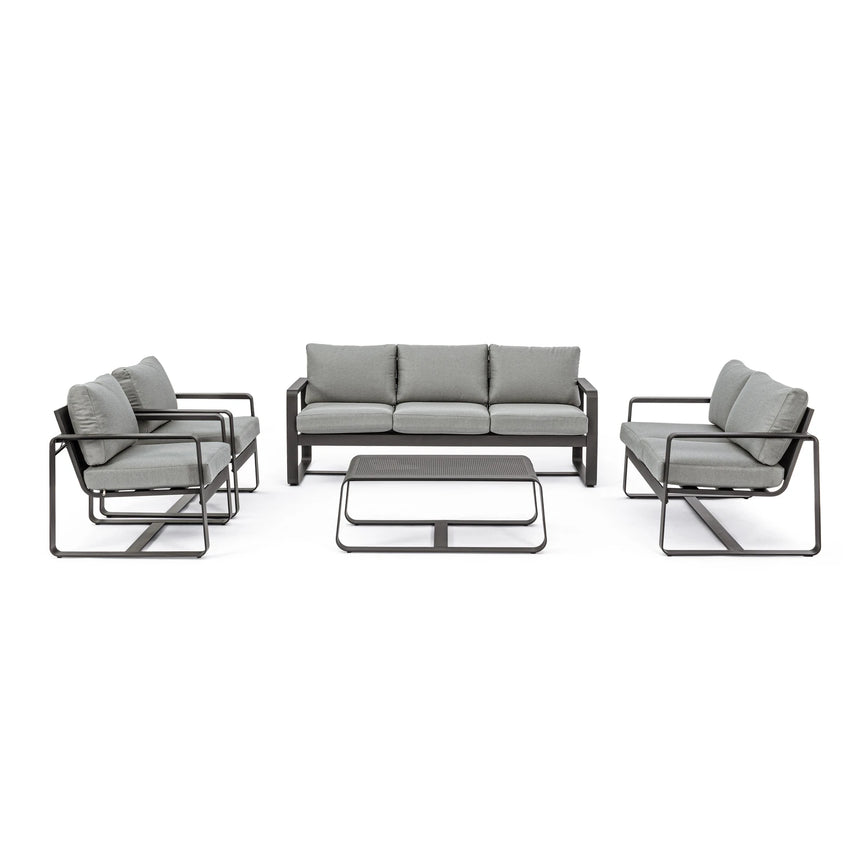 Garten-Sofa 2-Sitzer mit Kissen Merrigan Anthrazit YK13 - ZEN ZONE Furniture