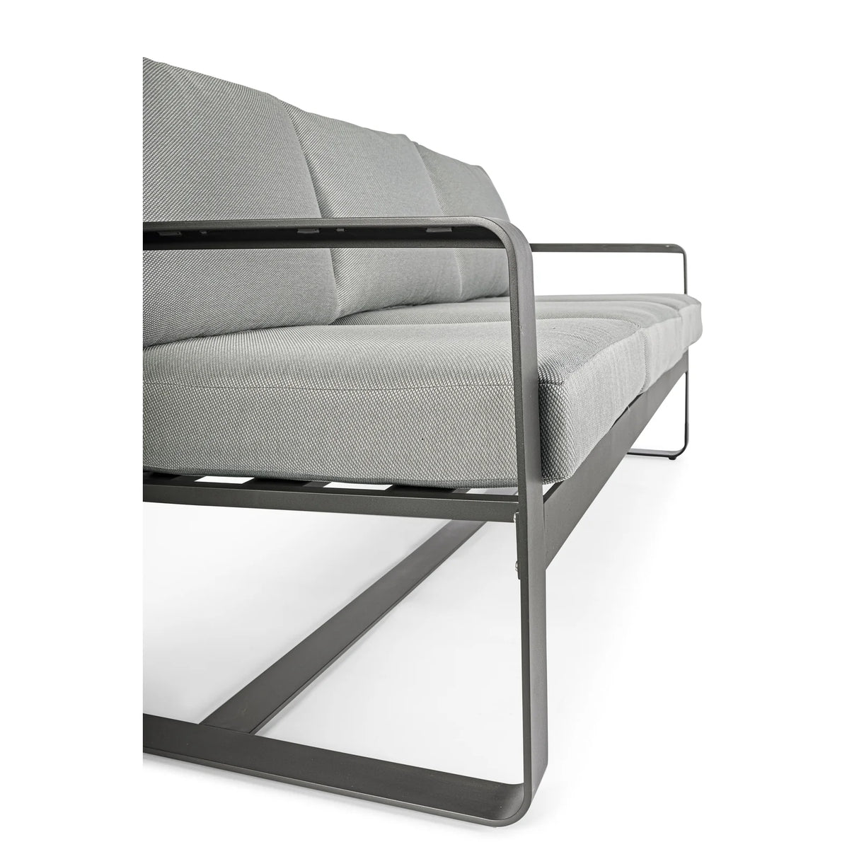 Garten-Sofa 3-Sitzer mit Kissen Merrigan Anthrazit YK13 - ZEN ZONE Furniture