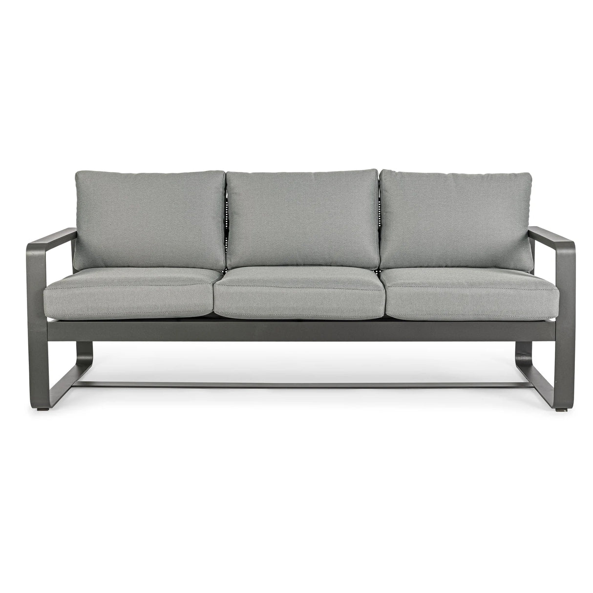 Garten-Sofa 3-Sitzer mit Kissen Merrigan Anthrazit YK13 - ZEN ZONE Furniture