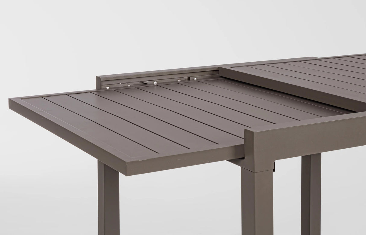 Gartentisch ausziehbar 83-166x80 Coffee YK Pelagius - ZEN ZONE Furniture