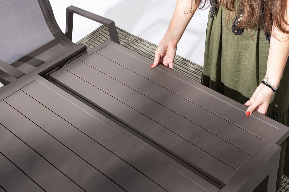 Gartentisch ausziehbar 135-270x90 Coffee Y Pelagius - ZEN ZONE Furniture