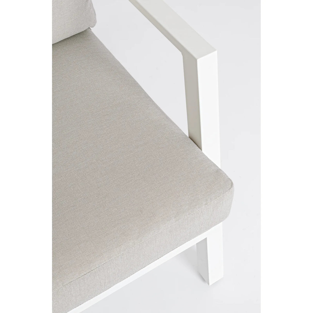 Gartenlounge Set 4er Set Harlem mit Kissen Weiß YK11 - ZEN ZONE Furniture