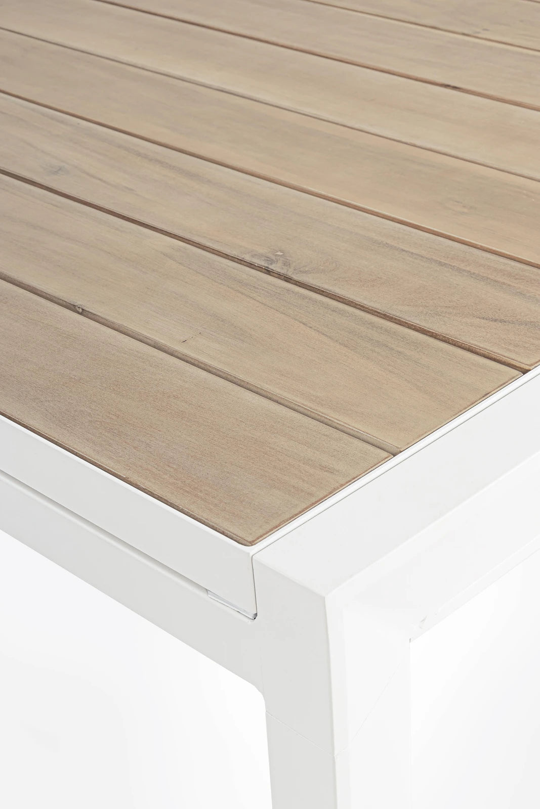 Gartentisch ausziehbar 160-240x100 Weiß YK11 Belmar - ZEN ZONE Furniture