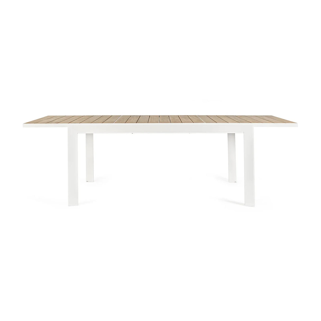 Gartentisch ausziehbar 160-240x100 Weiß YK11 Belmar - ZEN ZONE Furniture