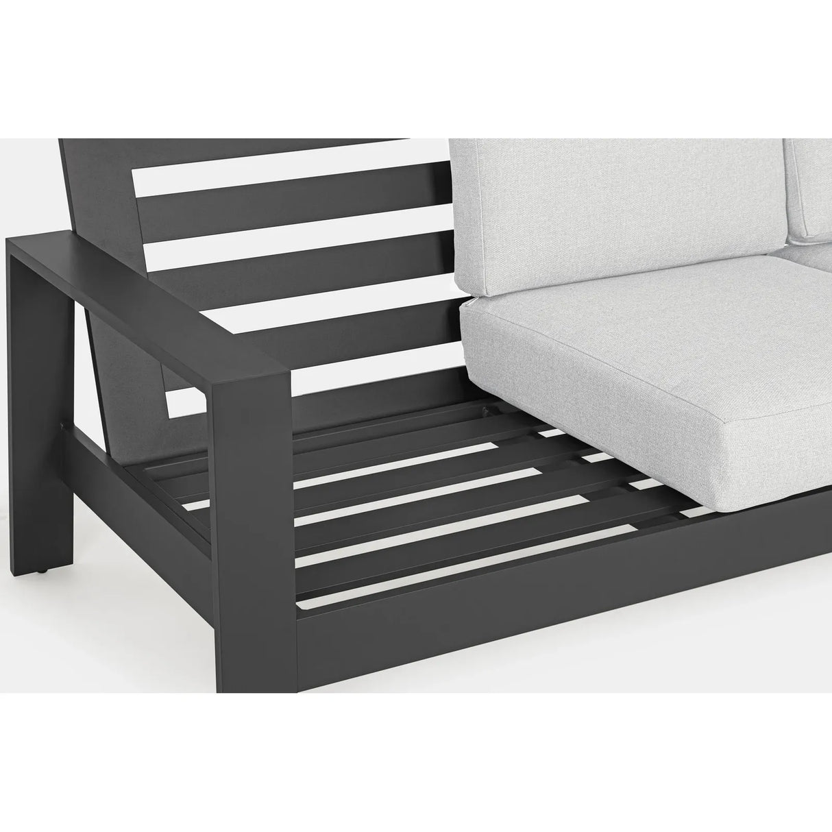 Gartenlounge Set 4er Set Baltic mit Kissen Anthrazit YK13 - ZEN ZONE Furniture