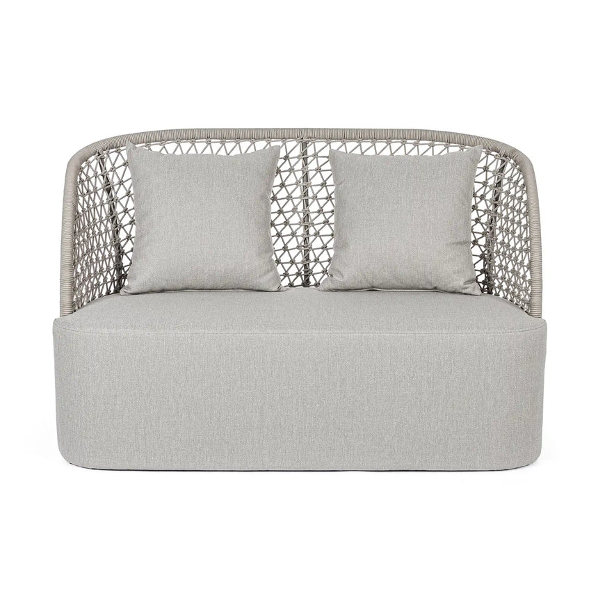 Garten-Sofa 2-Sitzer mit Kissen Sand Cuyen - ZEN ZONE Furniture