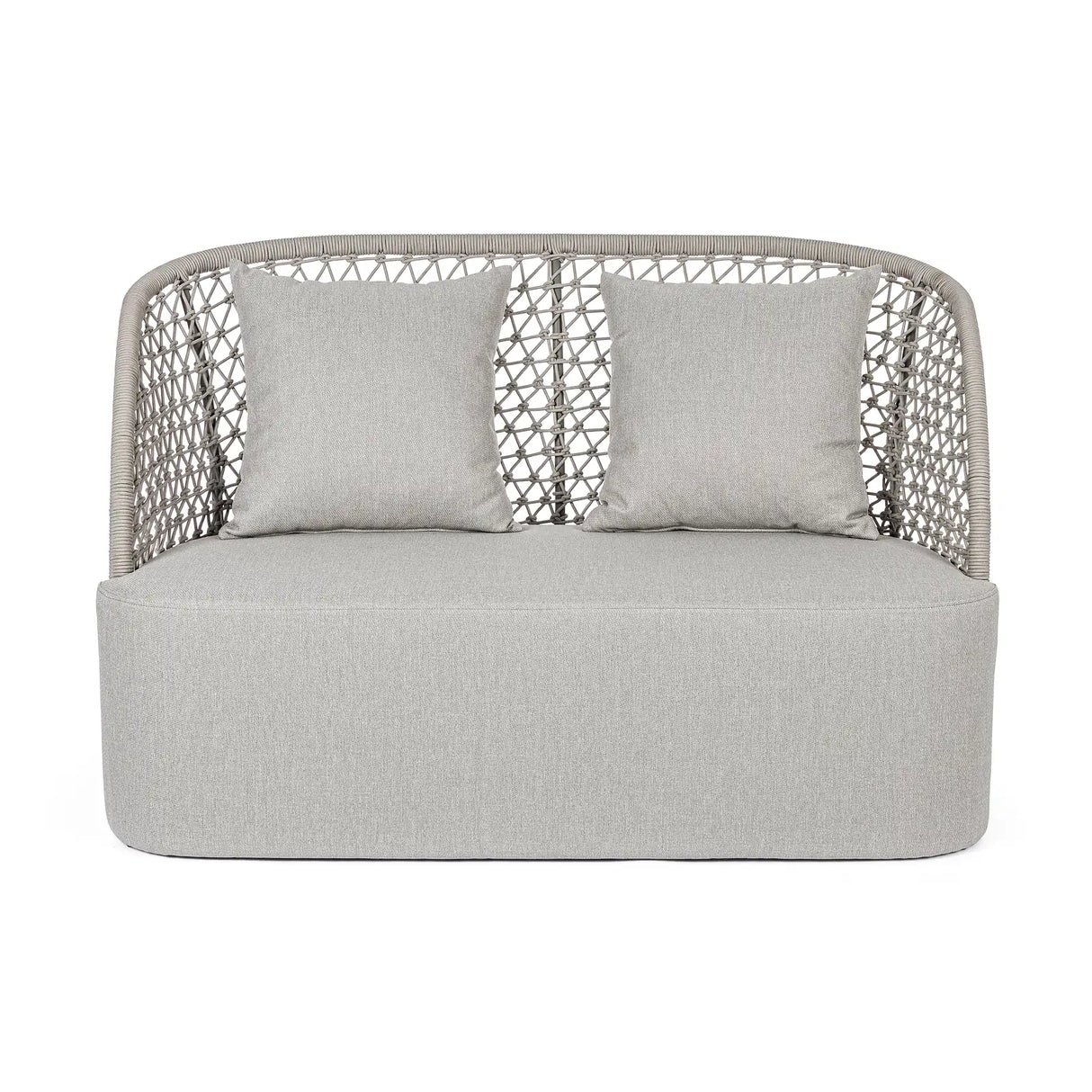 Garten-Sofa 2-Sitzer mit Kissen Sand Cuyen - ZEN ZONE Furniture