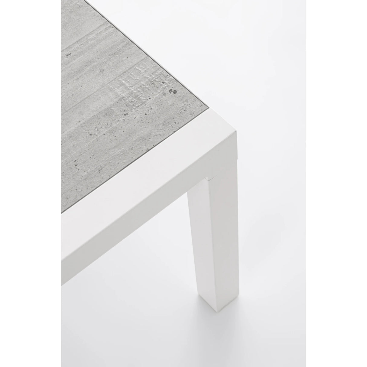 Garten Couchtisch 50x50 Weiß JX11 Kledi - ZEN ZONE Furniture