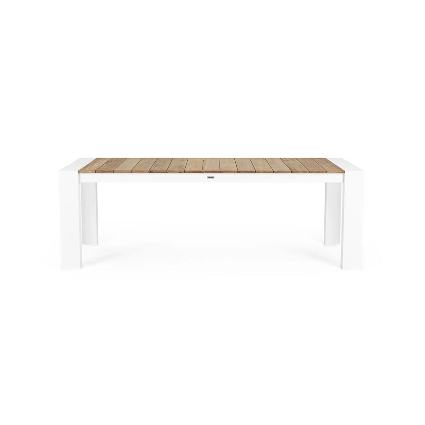 Gartentisch ausziehbar 228/294x100 Weiß GK50 Cameron - ZEN ZONE Furniture