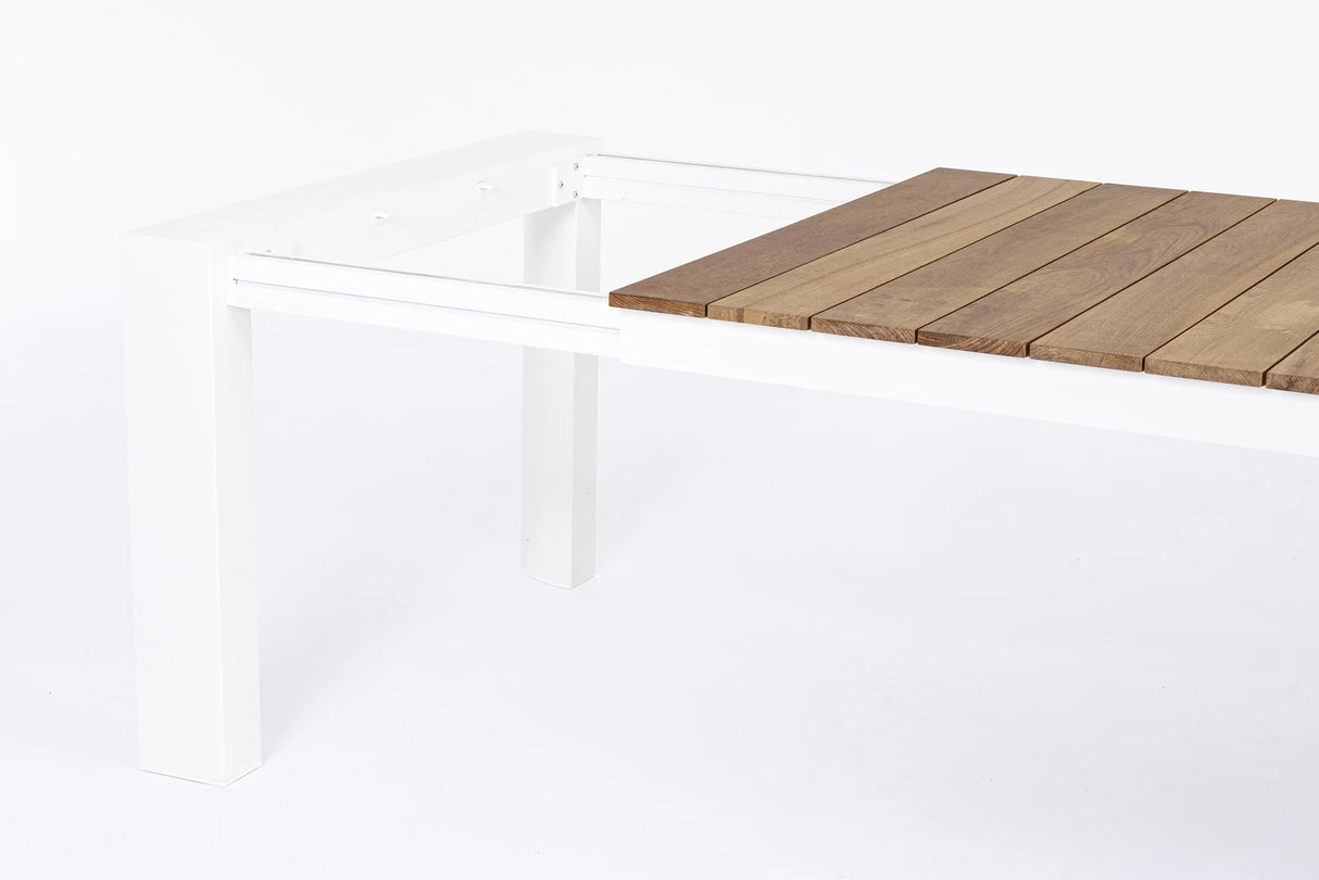 Gartentisch ausziehbar 253/319/384x110 Weiß GK50 Cameron - ZEN ZONE Furniture