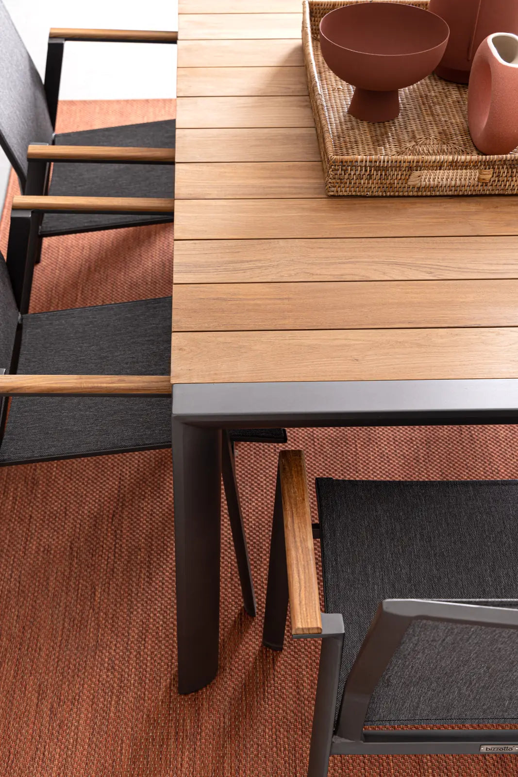 Gartentisch 180x90 Anthrazit GK52 Cameron - ZEN ZONE Furniture