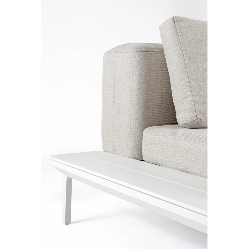 Lounge Garten-Sofa 2-Sitzer Matrix Weiß WG20 - ZEN ZONE Furniture
