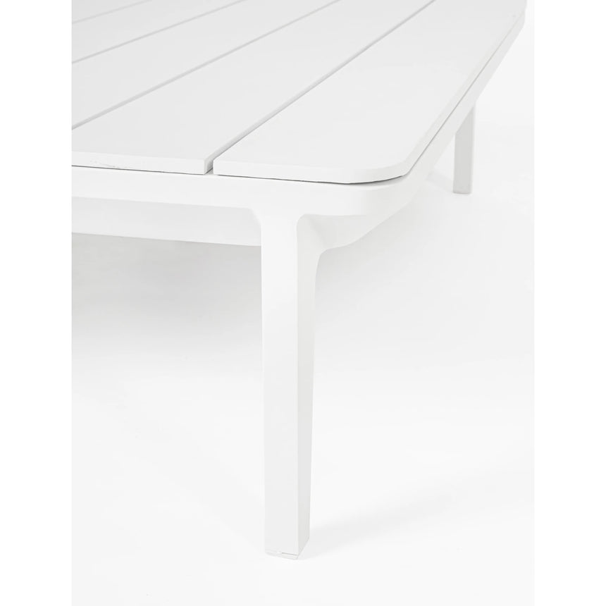 Garten Couchtisch 99x99x33 Weiß WG20 Matrix - ZEN ZONE Furniture