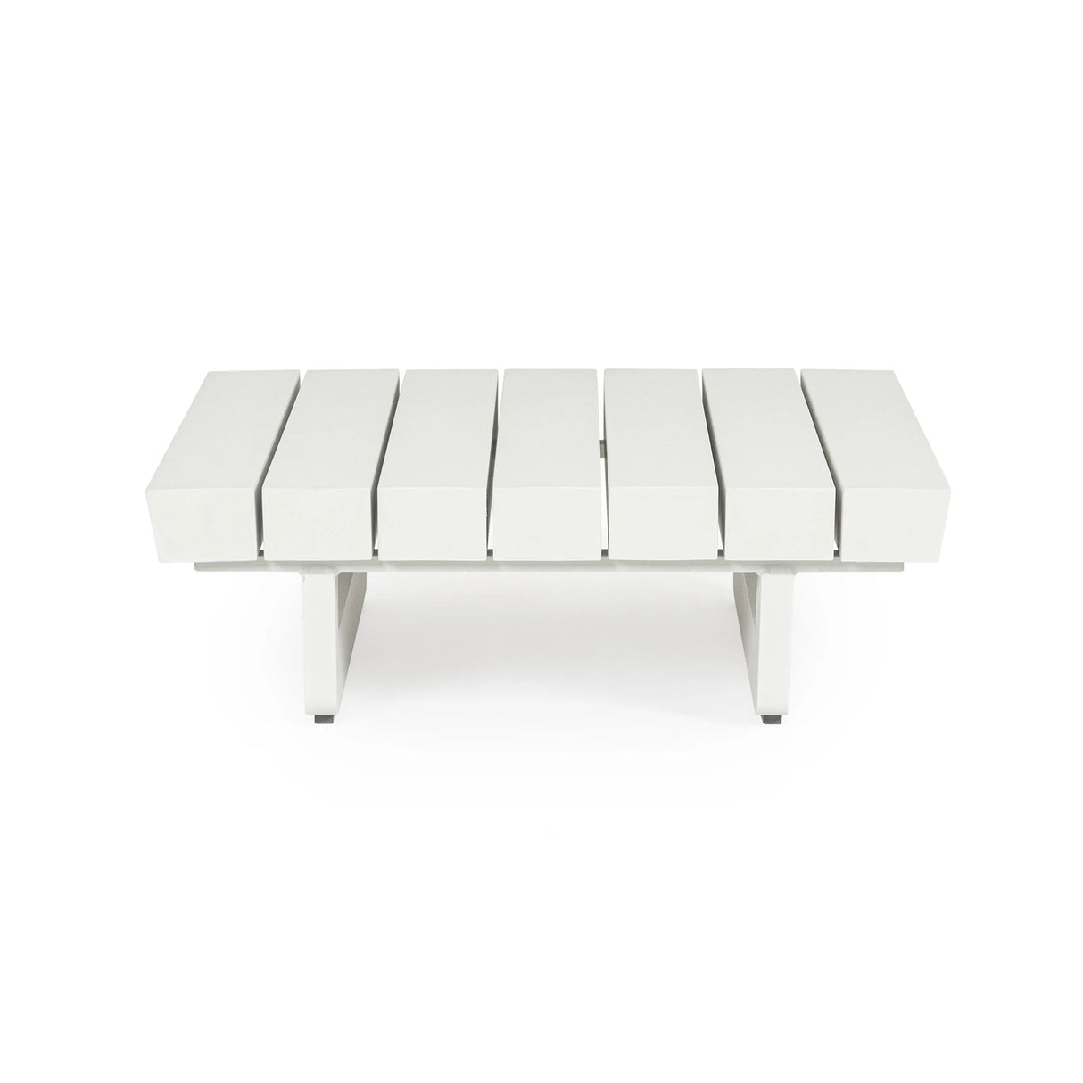 Modularer Garten Couchtisch Weiß WH20 Infinity - ZEN ZONE Furniture