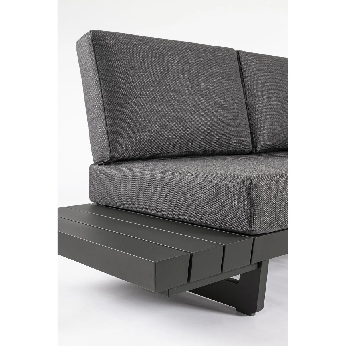 Gartenlounge Set 2 Ecksitzgruppe mit Kissen Anthrazit WG21 Infinity - ZEN ZONE Furniture