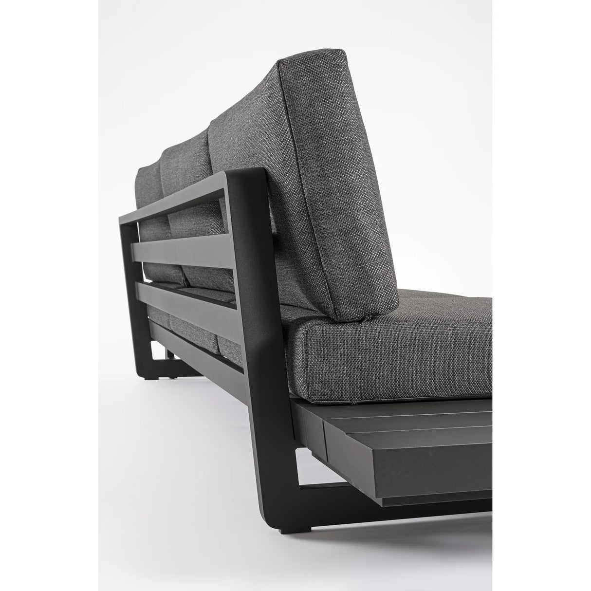 Gartenlounge Set 2 Ecksitzgruppe mit Kissen Anthrazit WG21 Infinity - ZEN ZONE Furniture