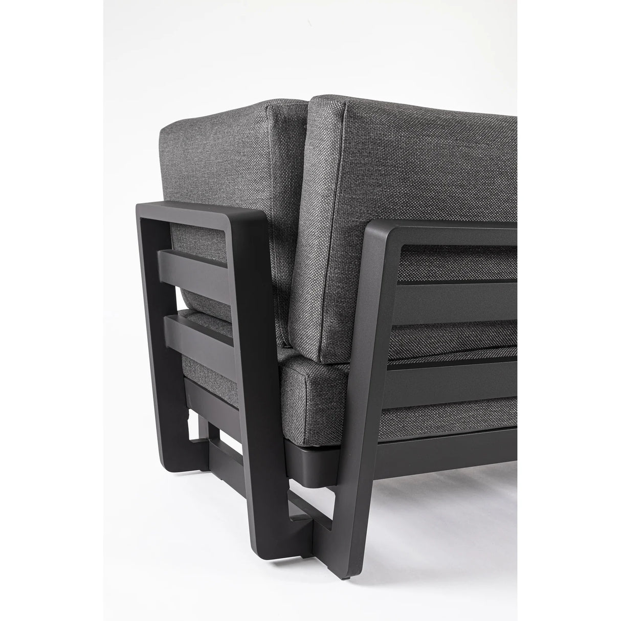 Gartenlounge Set 2 Ecksitzgruppe mit Kissen Anthrazit WG21 Infinity - ZEN ZONE Furniture