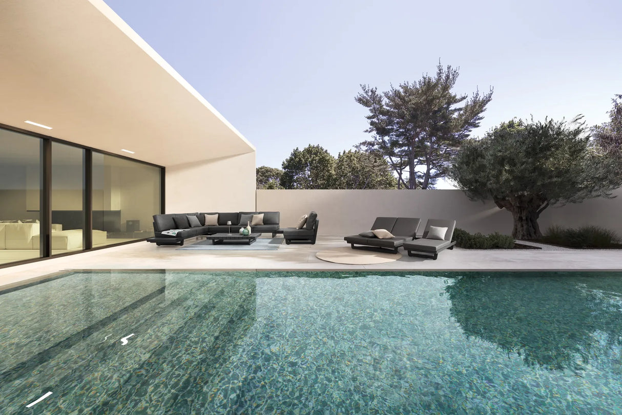 Modularer Gartentisch Infinity Anthrazit WG21 - ZEN ZONE Furniture