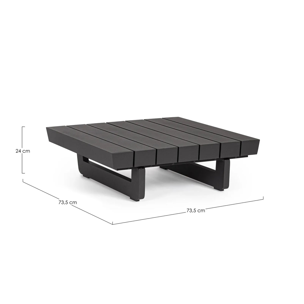 Modularer Gartentisch Infinity Anthrazit WG21 - ZEN ZONE Furniture