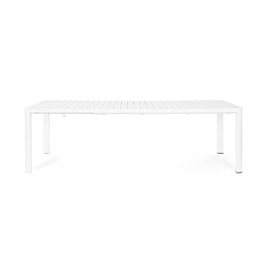 Gartentisch ausziehbar 180-240x100 Weiß CX21 Kiplin - ZEN ZONE Furniture