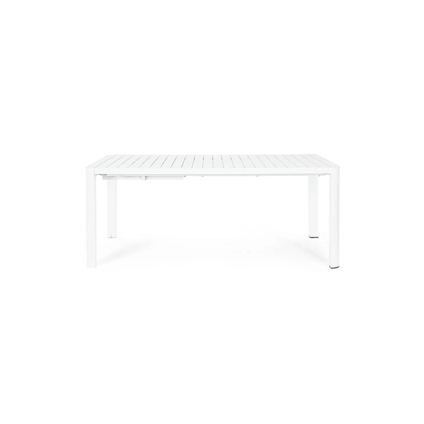 Gartentisch ausziehbar 180-240x100 Weiß CX21 Kiplin - ZEN ZONE Furniture