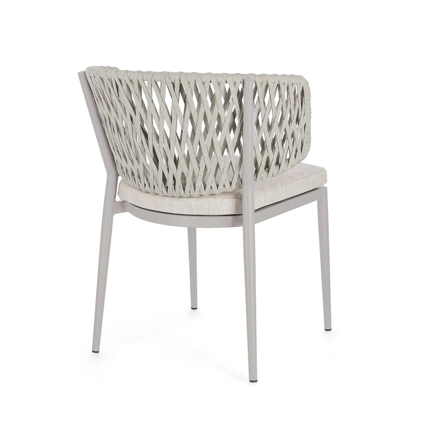 Gartenstuhl mit Kissen Noelia Moon WG24 - ZEN ZONE Furniture