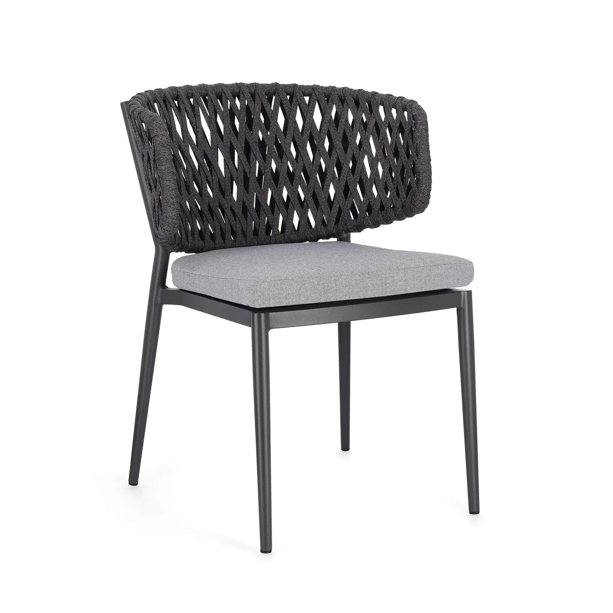 Gartenstuhl mit Kissen Noelia Anthrazit WG21 - ZEN ZONE Furniture