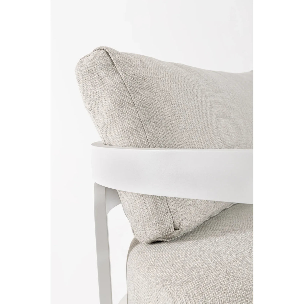 Gartenlounge Set 4er mit Kissen Presley Weiß WG20 - ZEN ZONE Furniture