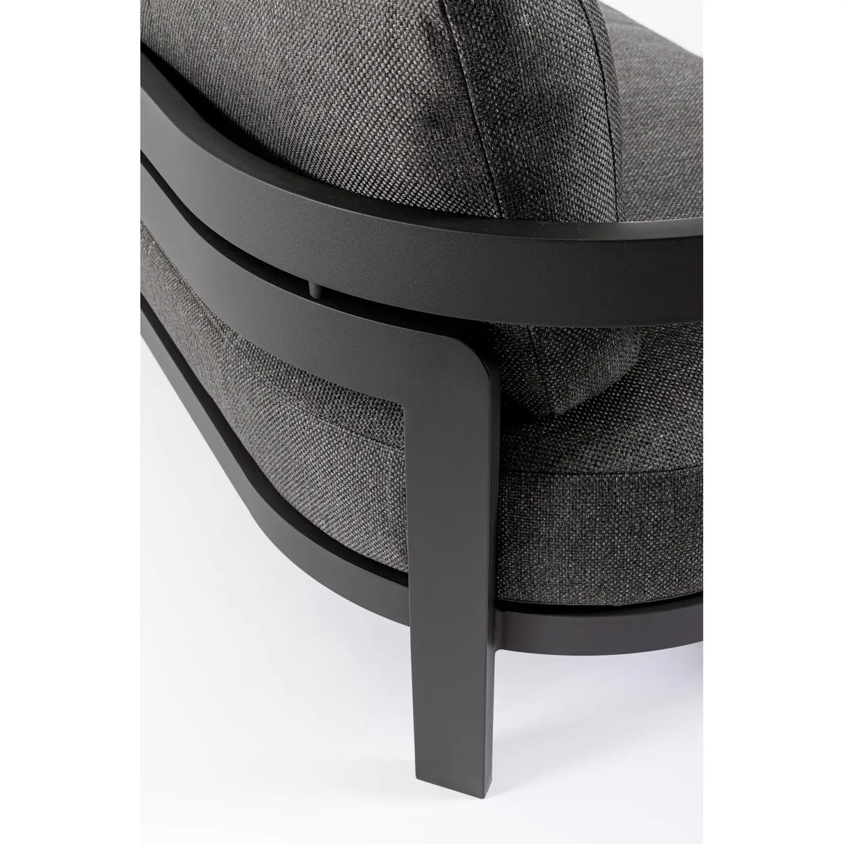 Gartenlounge Set 4er mit Kissen Presley Anthrazit WG21 - ZEN ZONE Furniture