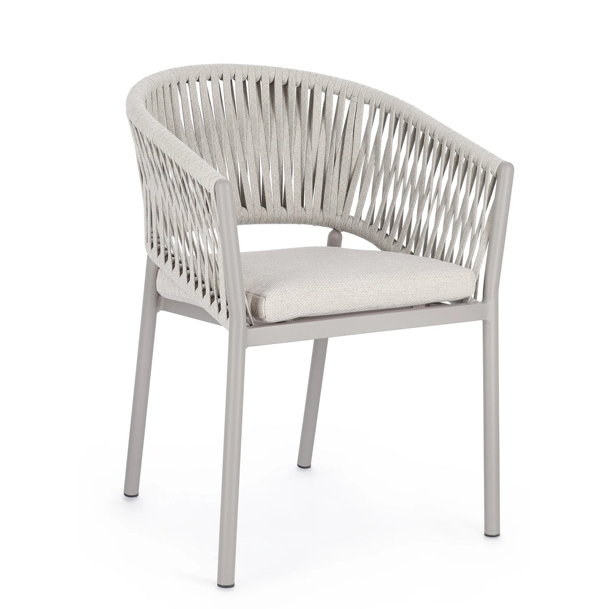 Gartenstuhl mit Armlehne und Kissen Florencia Moon WG24 - ZEN ZONE Furniture