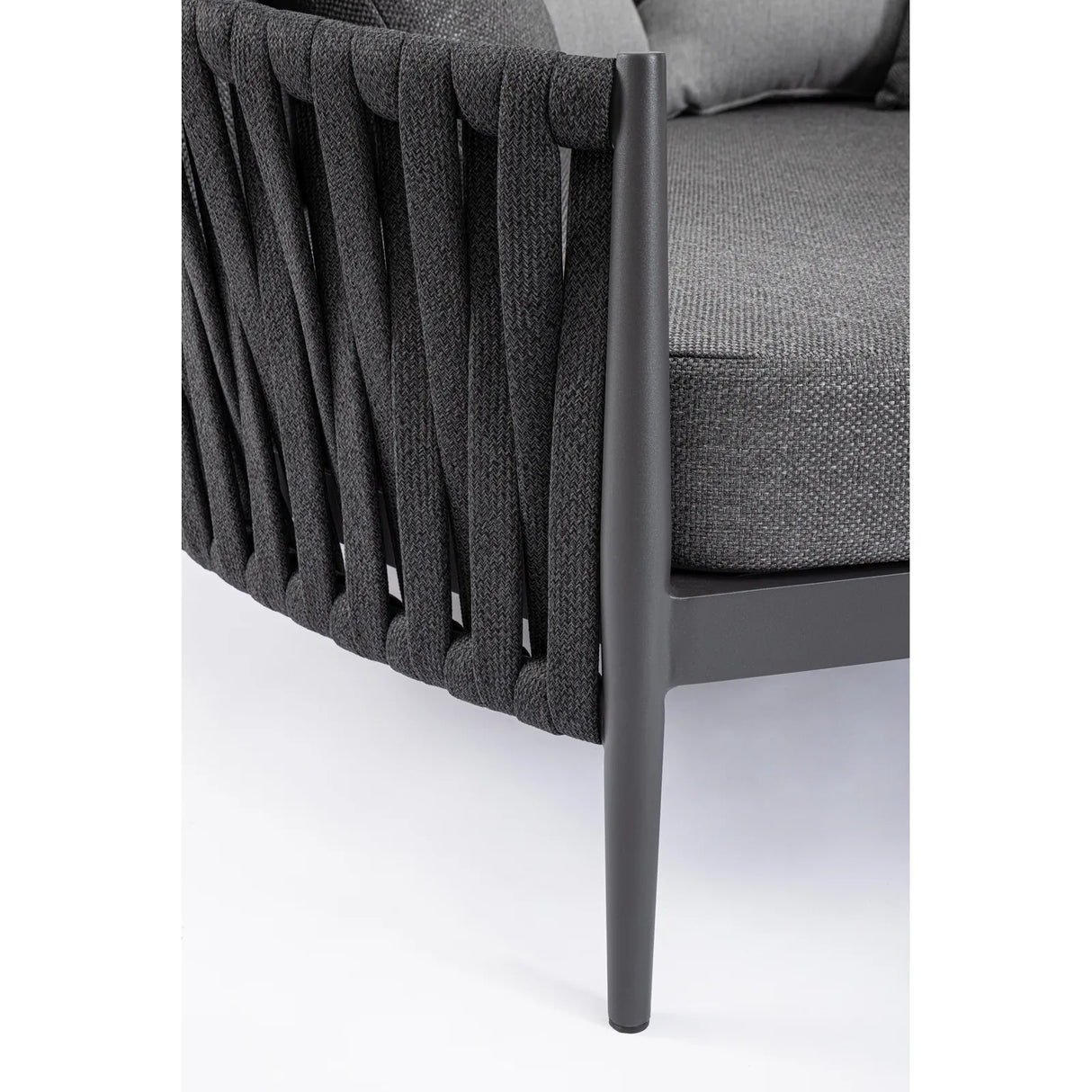 Outdoor Daybed mit Kissen Jacinta Anthrazit WG21 - ZEN ZONE Furniture